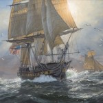 USS Chesapeake on Patrol by Patrick O'Brien
